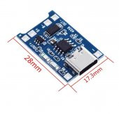 TP4056 1A Lipo – Li-on Pil Şarj Devresi Type C (Sarj Korumalı) - 1