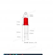 5mm Kırmızı Led(10 Adet) - 3