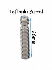 M6x26mm Setli Teflonlu Barrel(3x2 Teflonlu) - 1