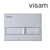 Visam Gömme Rezervuar Asma Klozet İçin + Karina Mat Krom Kumanda Paneli - 3