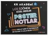 8. Sınıf LGS 1. Dönem Sözel Bölüm Poster Notlar KR Akademi - 1