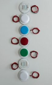 Su Geçirmez Mini Yuvarlak Marine Yat Tekne Karavan 12V DC (BEYAZ) thumbnail 3