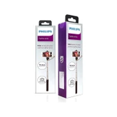 Philips 3.5mm Kablolu 270 Derece Dönebilen Premium Selfie Çubuğu Lila 2024Yeni3611 - 3