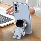 Gpack Samsung Galaxy A13 4G Kılıf Kamera Korumalı Astronot Desenli Standlı Silikon thumbnail 2