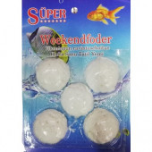 Weekendfoder Tatil Yemi 5'li Paket - Akvaryum Balık Haftasonu Tatil Yemi - 1