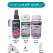 Point Care Beyaz Spor Ayakkabı Taban & Deri Boyası Ve Point Care Temizleme Sıvısı point088 - 1