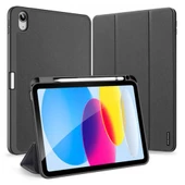 Polham Apple iPad 10.2 2022 Kalem Bölmeli Mıknatıslı Standlı Tablet Kılıfı,Kamera Korumalı Uyku Modlu - 1