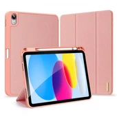 Polham Apple iPad 10.2 2022 Kalem Bölmeli Mıknatıslı Standlı Tablet Kılıfı,Kamera Korumalı Uyku Modlu - 11