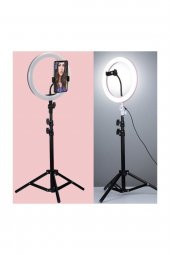 Kuaför Makyaj Youtuber Sutidio Resim Çekimleri Ring Light Sürekli 10 Inç Işık 2mt - 3