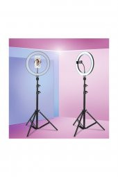 Rıng Fıll Lıght Led  Halka Işık 24w 5500k Tripod Ile Bluethoot kumanda - 1