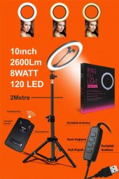 Rıng Fıll Lıght Led Işık Tripod Ile Bluethoot Kumanda -TİKTOKER - 1