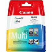 Canon 540-541 Orijinal Kartuş İkili (Siyah-Renkli) Paket - 1
