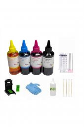 Hp 21 Hp 22 Uyumlu muadil Kartuş Dolum Seti 4x100ml - 1