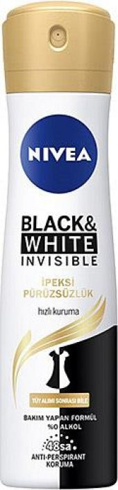 NIVEA DEODORANT WOMEN INVISIBLE İPEKSİ 150ML - 1