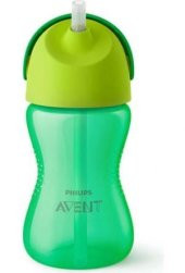 Avent SCF798/01 Desenli Pipetli Bardak 300 ml - Erkek Yeşil - 1