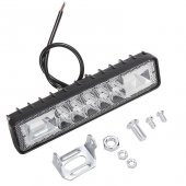 OFF ROAD ÇAKARLI BEYAZ LED LAMBA 15CM ÇOK MODLU - 1