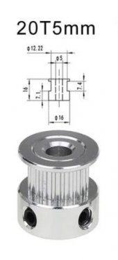 5mm Gt2 Kasnak (20 Diş) thumbnail 3