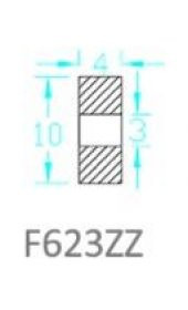 F623ZZ Rulman thumbnail 2