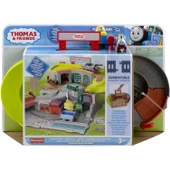 Orjinal Thomas Taşınabilir Sodor Tren Seti Vinç Cranky ve Metal Thomas Treni Thomas&Friends Thomas ve Arkadaşları - 6