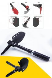 Kamp Küreği, Katlanır Multi Çelik Kürek, Çekiç, Çapa, Multitools Katlanır Kürek - 2