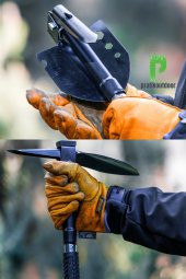Kamp Küreği, Katlanır Multi Çelik Kürek, Çekiç, Çapa, Multitools Katlanır Kürek - 5