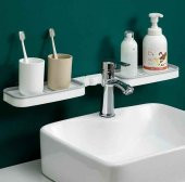 Ergonomik Katlanabilir Banyo Rafı - 4