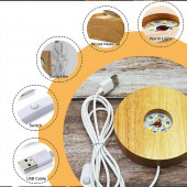 Işıklı Satürn Gezegen Cam Küresi - 8