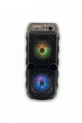 Outdoor Parti Hoparlörü Bluetooth Hoparlör 4 Inç × 2 Kablosuz Speaker Ses Bombası Radyo-usb-tf Giriş - 1