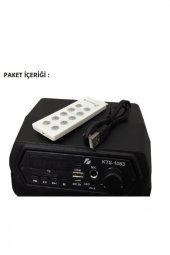 Outdoor Parti Hoparlörü Bluetooth Hoparlör 4 Inç × 2 Kablosuz Speaker Ses Bombası Radyo-usb-tf Giriş - 4