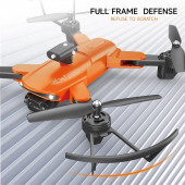 HD ÇİFT KAMERALI WİFİ PROFESYONEL DRONE LED IŞIKLI KATLANABİLİR DRONE ŞARJLI UZAKTAN KUMANDALI - 10