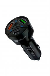 Araç Çakmaklık Şarjı 2 Usb + 20w Pd Şarj Çıkışlı Hızlı Şarj Destekli 55w Qc 3.0 - 2