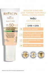 Bioxcin Sun Care Çok Yüksek Korumalı Yağlı Ciltler Için Renkli Güneş Kremi TİNTED (Spf50+) 50 Ml - SKT:12M thumbnail 6