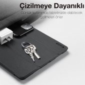 Coofbe Standlı Samsung Galaxy Tab A8 2021 10.5 Kılıf X200-X205 Kalem Yerli Mıknatıslı Kamera Korumalı Tablet Kılıfı - 4