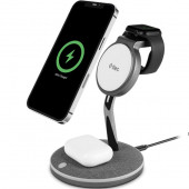 Ttec AirCharger Trio M MagSafe Uyumlu 3'ü 1 Arada iPhone + Apple Watch + AirPods Kablosuz Hızlı Şarj Standı - 1