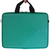 Laptop Çantası Kırılmaz Su Geçirmez Notebook Dizüstü Bilgisayar Taşıma Turkuaz 40x30 Cm 16 İnç - 8