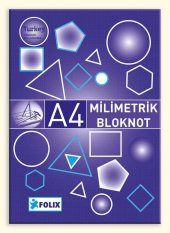 MİLİMETRİK Bloknot A4 MAVİ 30 Yaprak - 1