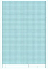 MİLİMETRİK Bloknot A4 MAVİ 30 Yaprak - 2