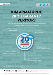 ECA Spylos Banyo Bataryası+T-MAY Banyo Belen Kare Tepe Duş Takımı Seti Paslanmaz Krom - 7