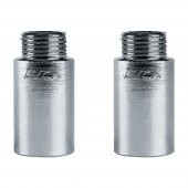 2 Adet ECA 1/2  4cm Uzatma Krom (Musluk Uzatma) 102134019 Pirinç E.C.A - 1