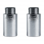 2 Adet ECA 1/2  5cm Uzatma Krom (Musluk Uzatma) 102134020 Pirinç E.C.A - 1