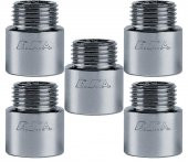 5 Adet ECA 1/2 2cm Uzatma Krom (Musluk Uzatma) 102134015 Pirinç  E.C.A - 1