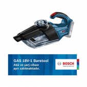 Bosch Elektrikli Süpürge GAS 18V-1 Solo 0.601.9C6.200 - 1