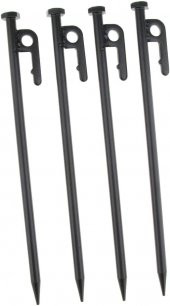 4 Adet 30 cm Transmisyon Demir Çadır Çivisi, Çadır Kazığı, Kamp Çadırı, Kaymaz Kancalı Kazık thumbnail 3