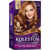 KOLESTON GİZEMLİ KAHVE SAÇ BOYASI 8 /74 - 1