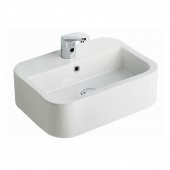 Seramiksan Aqua Tezgah Üstü Oval Dikdörtgen Lavabo 56CM - 1