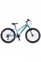 Lily 24 V Lady 24 Jant (8-12 Yaş 135-155 Cm Boy) Genç Kız Bisikleti - Mat Turkuaz Mor Gri - 1