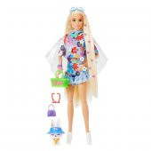 Barbie Extra Mavi Etekli Bebek HDJ45 - 1