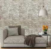 Renkli Duvarlar 70x77cm(0,53m2)Bej Tuğla Desen Kendinden Yapışkanlı Duvar Kağıdı Paneli Nw125 - 2