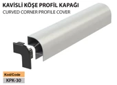 Contacall Kavisli Köşe Profil Kapağı 200 Adet Sağ 200 Adet Sol thumbnail 1