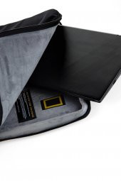 National Geographic Macbook Air - Macbook Pro 17 İnç Uyumlu Laptop Kılıfı Siyah N20905 - 5